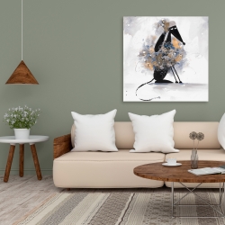 Canvas 36 x 36 - Afghan hound dog in cartoon