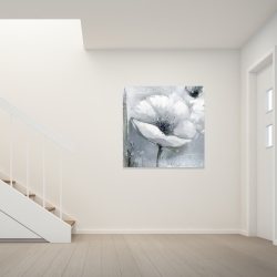 Canvas 36 x 36 - Grayscale flowers