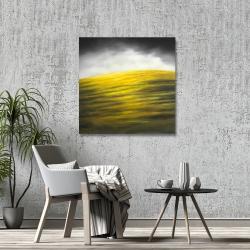 Canvas 36 x 36 - Yellow hill