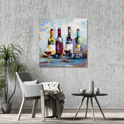 Canvas 36 x 36 - Wine tasting