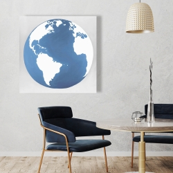 Toile 36 x 36 - Planète terre