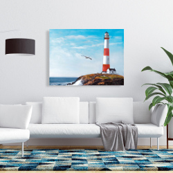 Canvas 36 x 48 - Lighthouse at the edge of the sea