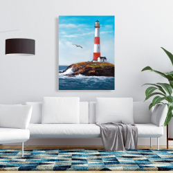 Toile 36 x 48 - Phare au bord de la mer