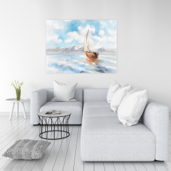 Canvas 36 x 48 - Sailboat landscape
