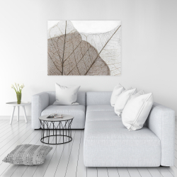 Toile 36 x 48 - Feuilles séchées translucides