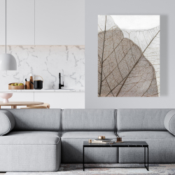 Toile 36 x 48 - Feuilles séchées translucides