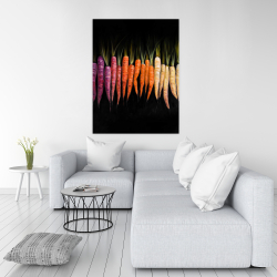 Canvas 36 x 48 - Colorful carrots