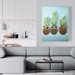Canvas 36 x 48 - Summer pineapples