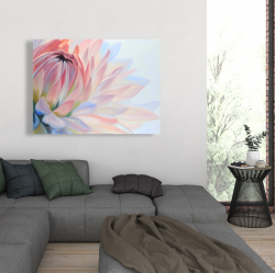 Toile 36 x 48 - Fleur de lotus pastel