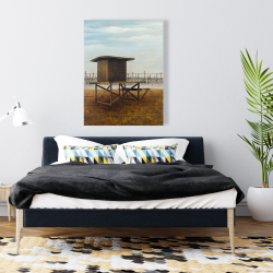 Canvas 36 x 48 - Newport beach lifeguard tower