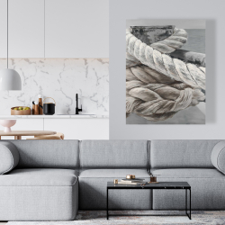 Canvas 36 x 48 - Twisted boat rope