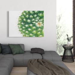 Toile 36 x 48 - Mini cactus à l'aquarelle