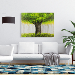 Toile 36 x 48 - Gros arbre vert