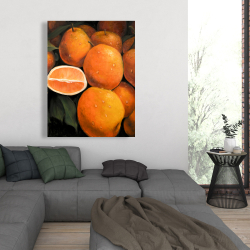Canvas 36 x 48 - Fresh oranges