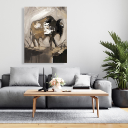 Canvas 36 x 48 - Abstract buffalo