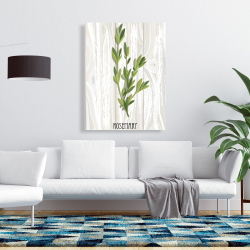 Canvas 36 x 48 - Rosemary on wood