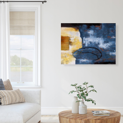 Canvas 36 x 48 - Abstract art with numbers