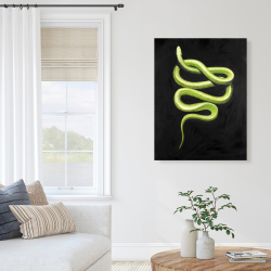 Toile 36 x 48 - Serpent vert