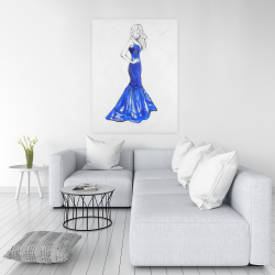 Toile 36 x 48 - Dame en robe