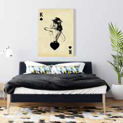 Canvas 36 x 48 - King of spades