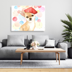 Canvas 36 x 48 - Chihuahua dog artist