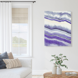 Canvas 36 x 48 - Purple geode