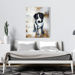 Canvas 36 x 48 - Sitting dog