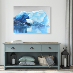 Toile 36 x 48 - Icebergs d'islande