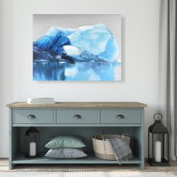 Canvas 36 x 48 - Iceland icebergs