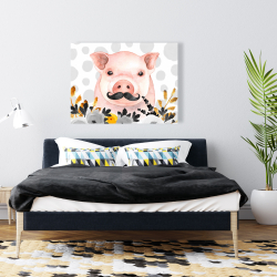 Canvas 36 x 48 - Little disguised pig