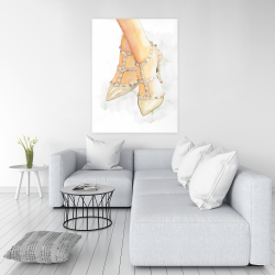 Canvas 36 x 48 - Studded high heels