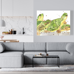 Canvas 36 x 48 - Small aquatic turtles