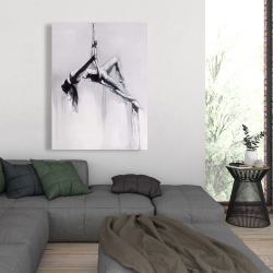 Canvas 36 x 48 - Dancer on aerial contortion