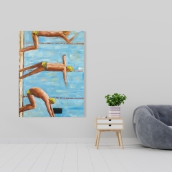 Canvas 36 x 48 - Swimmers