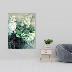 Toile 36 x 48 - Lilas blanc