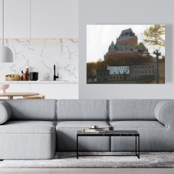 Canvas 36 x 48 - Le château de frontenac in autumn