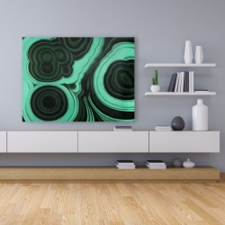 Toile 36 x 48 - Pierre malachite