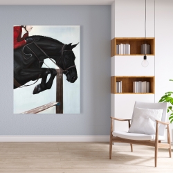 Canvas 36 x 48 - Riding competition