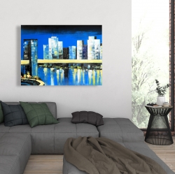 Canvas 36 x 48 - Skyline of lower manhattan