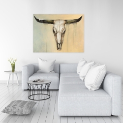 Canvas 36 x 48 - Bull skull