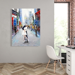Canvas 36 x 48 - Kiss of times square