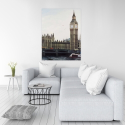 Canvas 36 x 48 - Big ben clock elizabeth tower in london