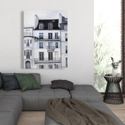 Canvas 36 x 48 - Buildings along the seine river