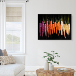 Canvas 36 x 48 - Colorful carrots