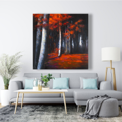 Canvas 48 x 48 - Mysterious forest