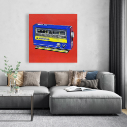 Toile 48 x 48 - Alarme radio rétro