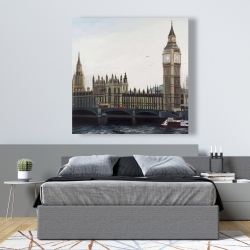 Canvas 48 x 48 - Big ben clock elizabeth tower in london