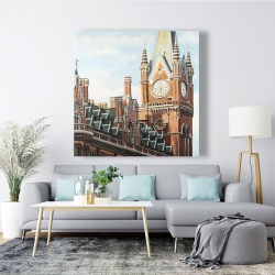 Toile 48 x 48 - St-pancras station à londres
