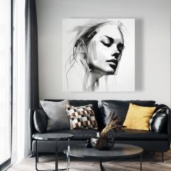 Toile 48 x 48 - Traits féminins
