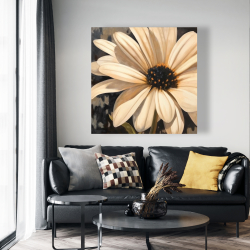 Toile 48 x 48 - Marguerite ouverte